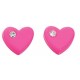 Earring heart 925/1000 silver