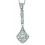 Diamond necklace in white Gold 375/1000 carats