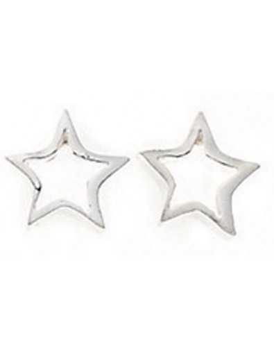 Earring star in 925/1000 silver