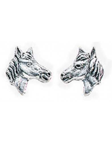 Earring horses in 925/1000 silver