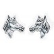 Earring horses in 925/1000 silver