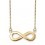 Necklace infinity Gold 375/1000