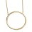 Necklace circle-Gold 375/1000