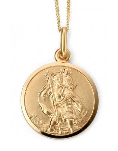 Necklace saint Christopher Gold 375/1000