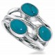 Ring turquoise in 925/1000 silver