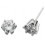 Earring zirconia in 925/1000 silver