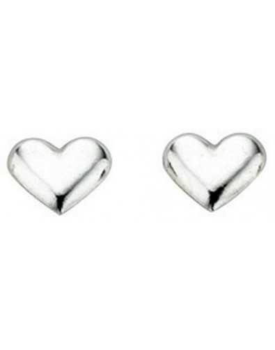 Earring heart 925/1000 silver