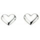 Earring heart 925/1000 silver