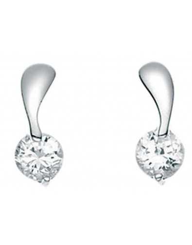 Earring zirconia in 925/1000 silver