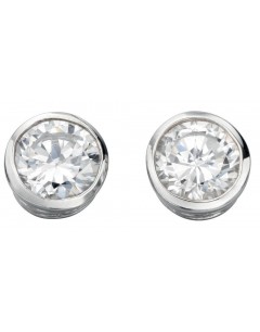 Earring zirconia in 925/1000 silver