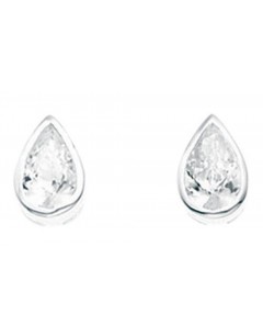 Earring zirconia in 925/1000 silver