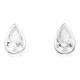 Earring zirconia in 925/1000 silver