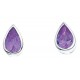 Earring zirconia in 925/1000 silver