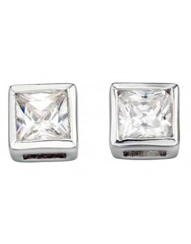 Earring zirconia in 925/1000 silver