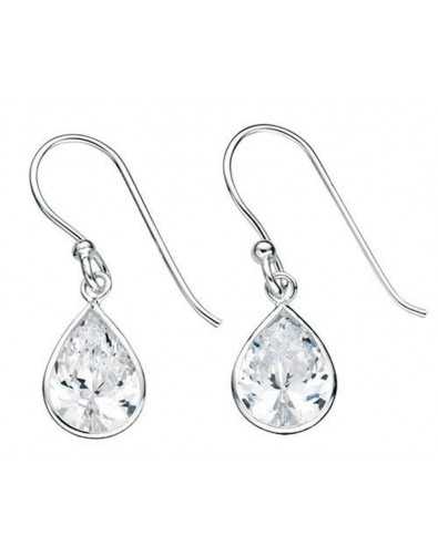 Earring zirconia in 925/1000 silver