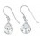 Earring zirconia in 925/1000 silver