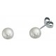 Earring pearl in 925/1000 silver