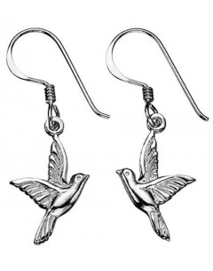 Earring swallow in 925/1000 silver