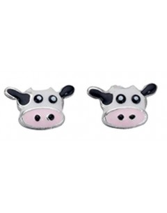 Earring Cow in 925/1000 silver