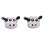 Earring Cow in 925/1000 silver