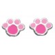 Earring paw bear, 925/1000 silver