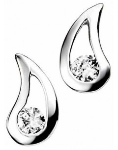 Earring zirconia in 925/1000 silver