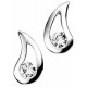 Earring zirconia in 925/1000 silver