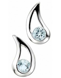 Earring zirconia in 925/1000 silver