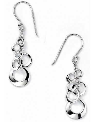 Earring circles in 925/1000 silver