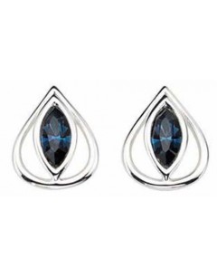 Earring swarovski, in 925/1000 silver