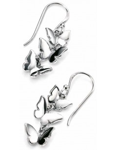 Earring butterflies in 925/1000 silver