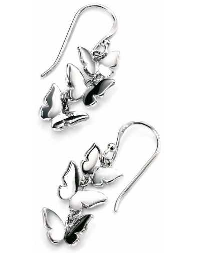 Earring butterflies in 925/1000 silver