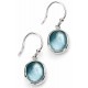 Earring glass in 925/1000 silver