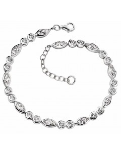 Bracelet zirconia in 925/1000 silver