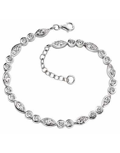 Bracelet zirconia in 925/1000 silver