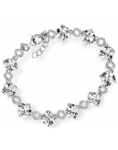 Bracelet zirconia in 925/1000 silver