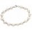 Bracelet freshwater pearl in 925/1000 silver