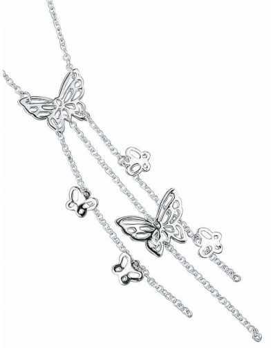 Necklace butterfly in 925/1000 silver