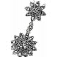 Flower necklace marcassite in 925/1000 silver