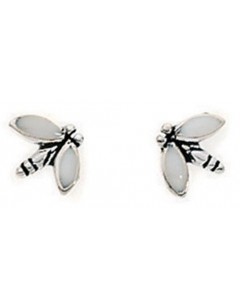 Earring bee in 925/1000 silver