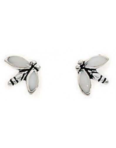 Earring bee in 925/1000 silver