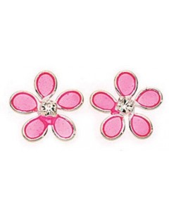 Earring flower 925/1000 silver