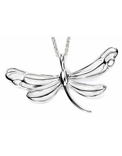 Necklace dragonfly in 925/1000 silver