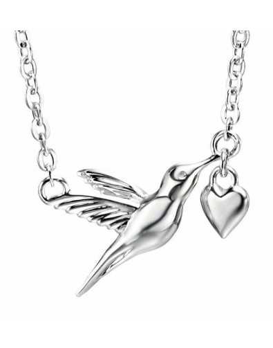 Necklace hummingbird in 925/1000 silver