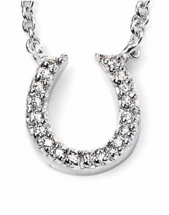 Necklace horseshoe in 925/1000 silver 