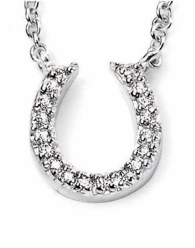 Necklace horseshoe in 925/1000 silver 