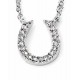 Necklace horseshoe in 925/1000 silver 