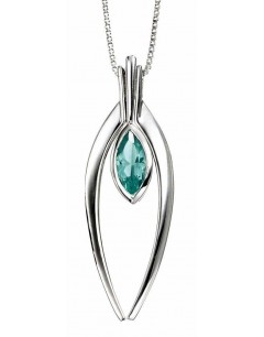 Necklace Swarovski crystal, in 925/1000 silver