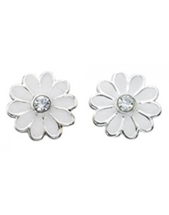 Earring flower 925/1000 silver