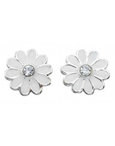 Earring flower 925/1000 silver